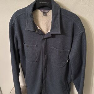 Men’s Faux Sherling Lined Thermal Shirt